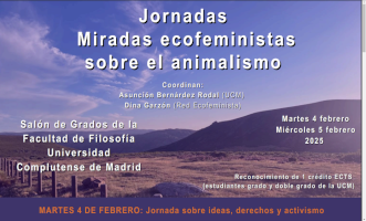 Jornadas “Miradas Ecofeministas sobre el animalismo”